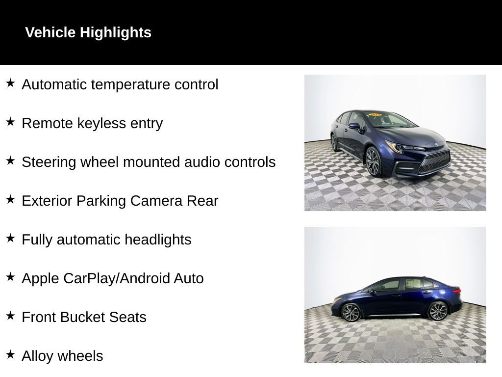 Used 2022 Toyota Corolla SE image 2