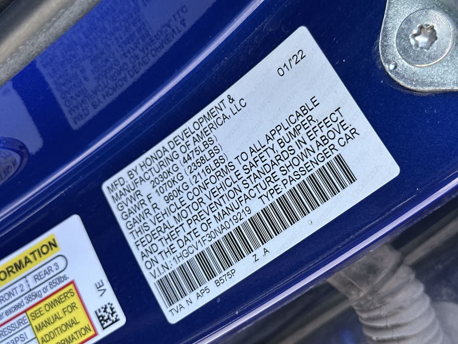 Used 2022 Honda Accord Sport image 23