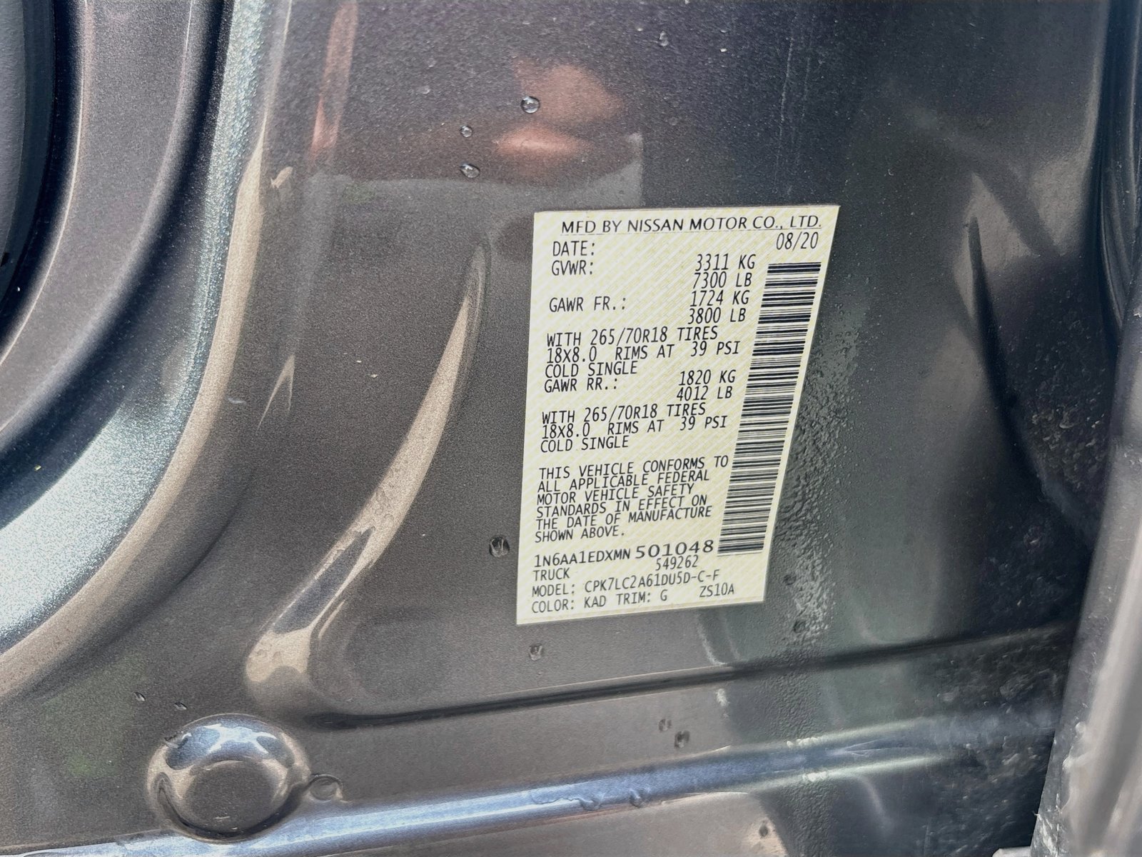 Used 2021 Nissan Titan SV w/ SV Convenience Package AWD/4WD image 31
