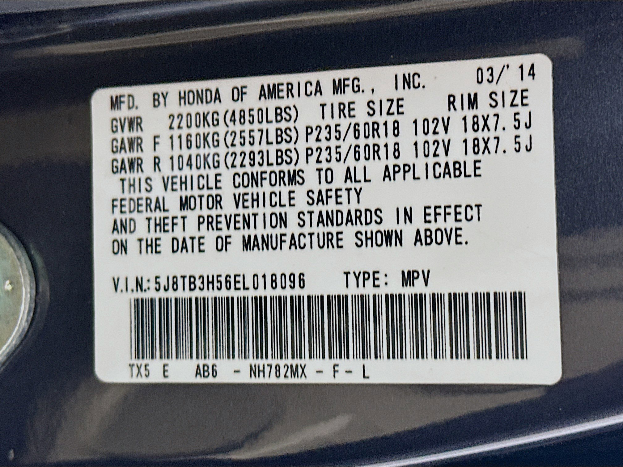 Used 2014 Acura RDX FWD w/ Technology Package image 12