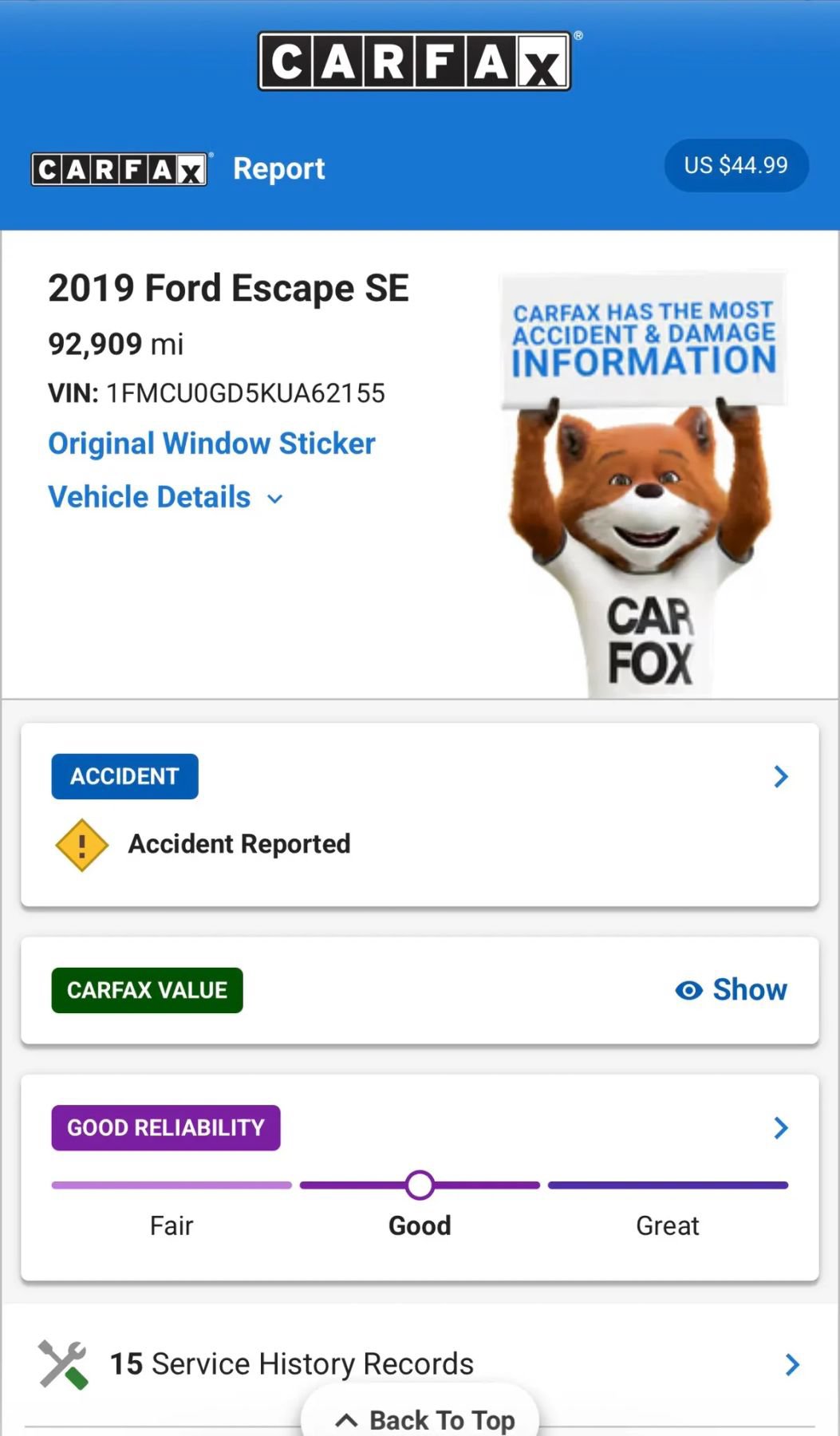 Used 2019 Ford Escape SE FWD image 31