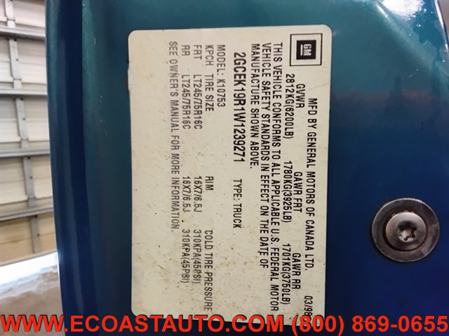 Used 1998 Chevrolet Silverado 1500 4x4 Extended Cab w/ Preferred Equipment Group 2 image 18