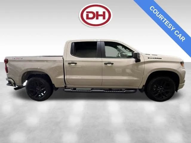 New 2026 Chevrolet Silverado 1500 Custom w/ Turbomax Blackout Package AWD/4WD image 2