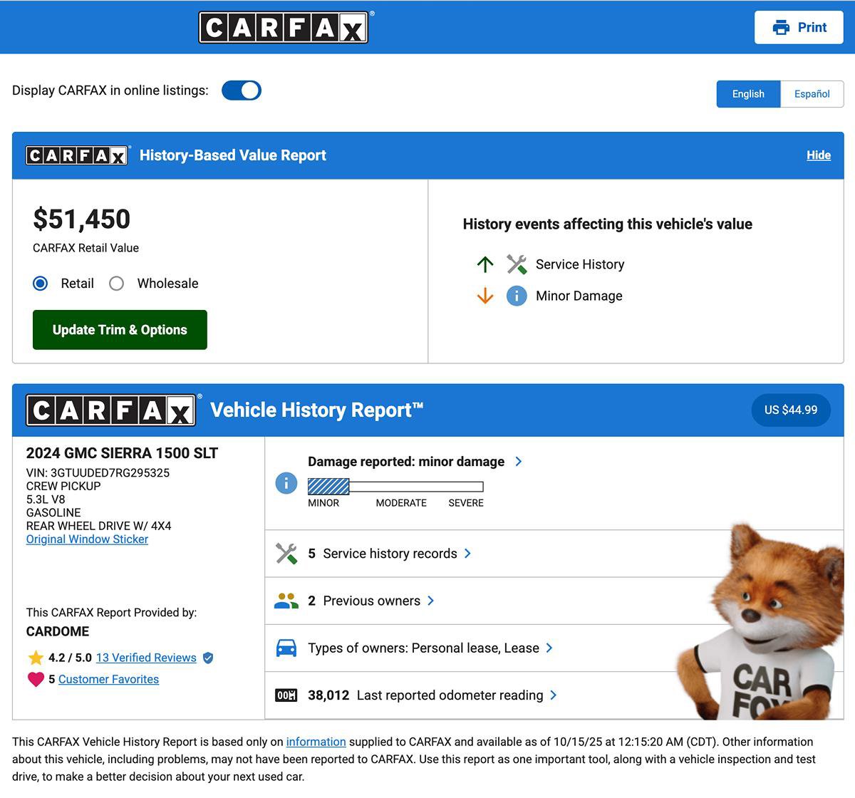 Used 2024 GMC Sierra 1500 SLT w/ SLT Convenience Package image 9