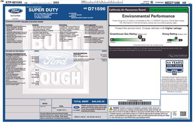 Certified 2021 Ford F350 XL w/ STX Appearance Package AWD/4WD image 37
