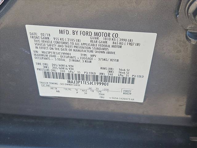 Used 2018 Ford EcoSport SE FWD image 22