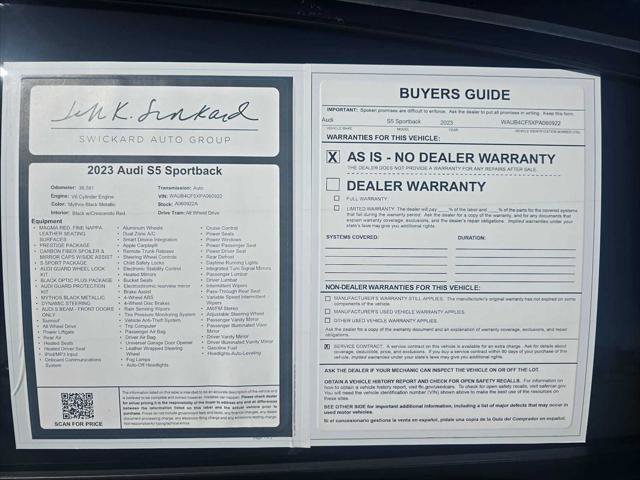 Used 2023 Audi S5 Prestige w/ Prestige Package AWD/4WD image 16