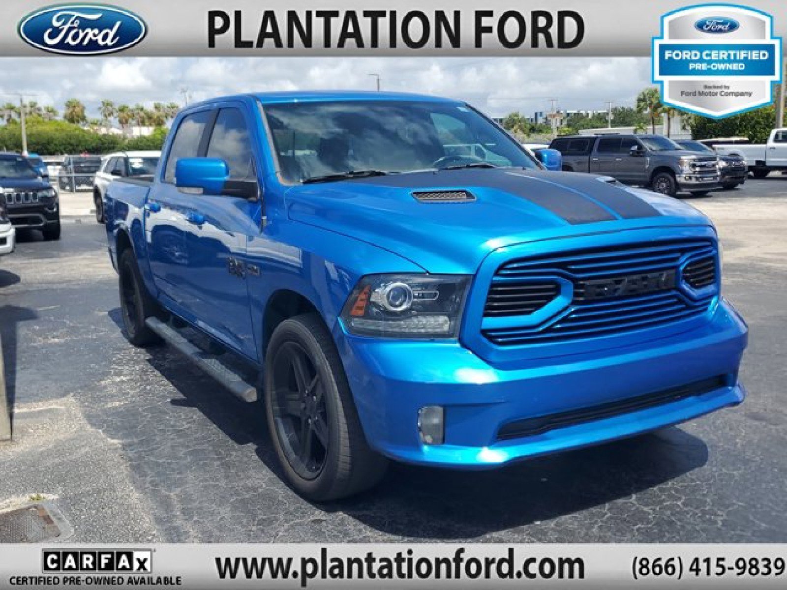 Used 2018 RAM 1500 Sport w/ Hydro Blue Sport Package