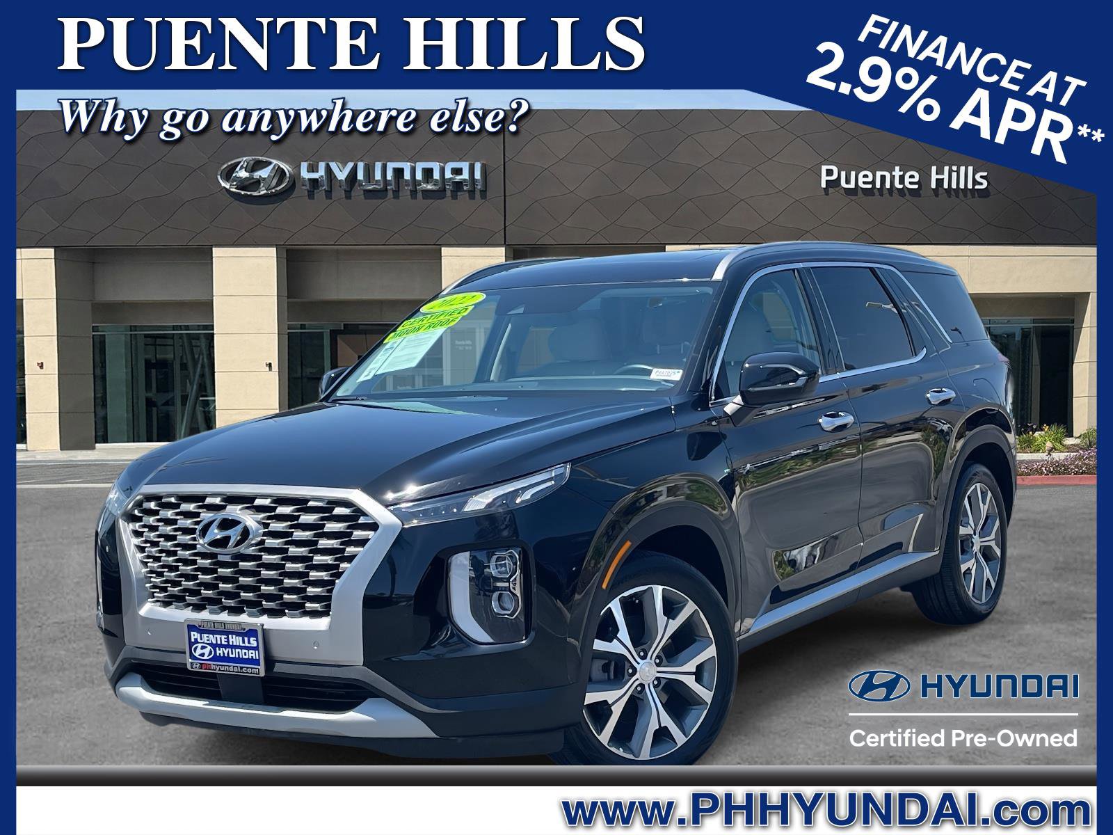 Certified 2022 Hyundai Palisade SEL w/ Premium Package