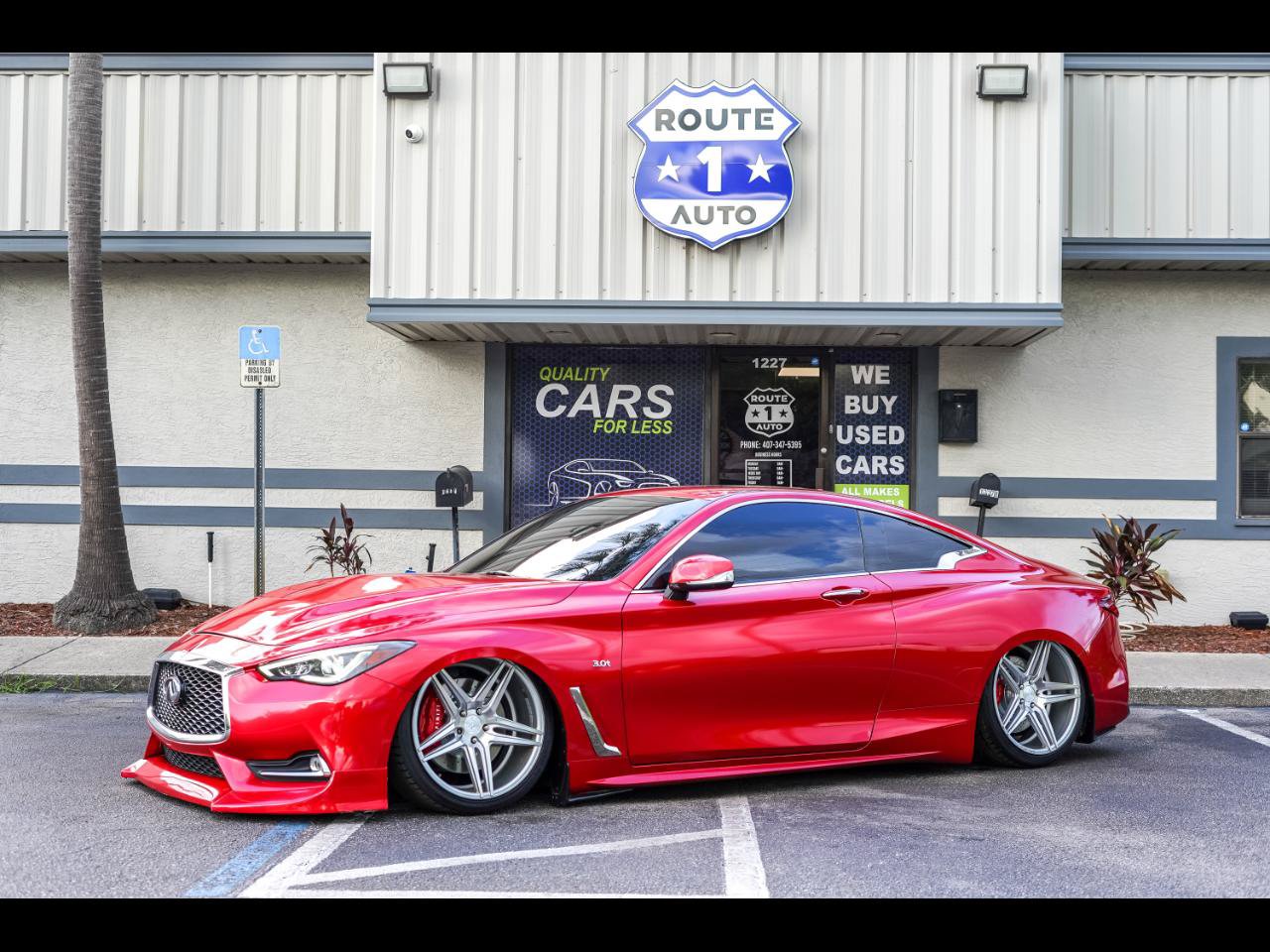 Used 2017 INFINITI Q60 3.0t w/ Premium Plus Package 3.0T AWD/4WD image 1
