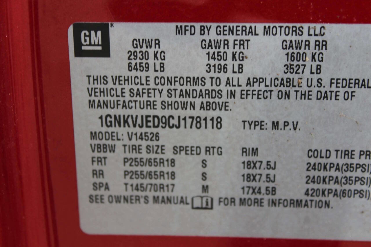 Used 2012 Chevrolet Traverse LT AWD/4WD image 11