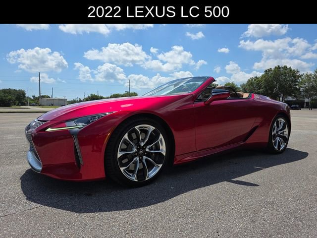 Used 2022 Lexus LC 500 Convertible w/ Touring Package RWD image 7