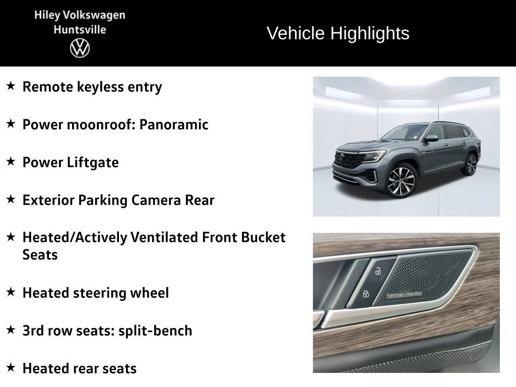 Certified 2024 Volkswagen Atlas SEL Premium R-Line AWD/4WD image 13