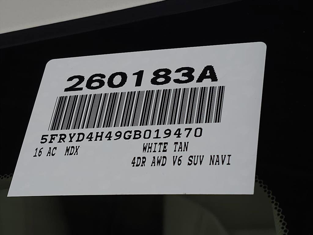 Used 2016 Acura MDX SH-AWD w/ Technology Package image 33