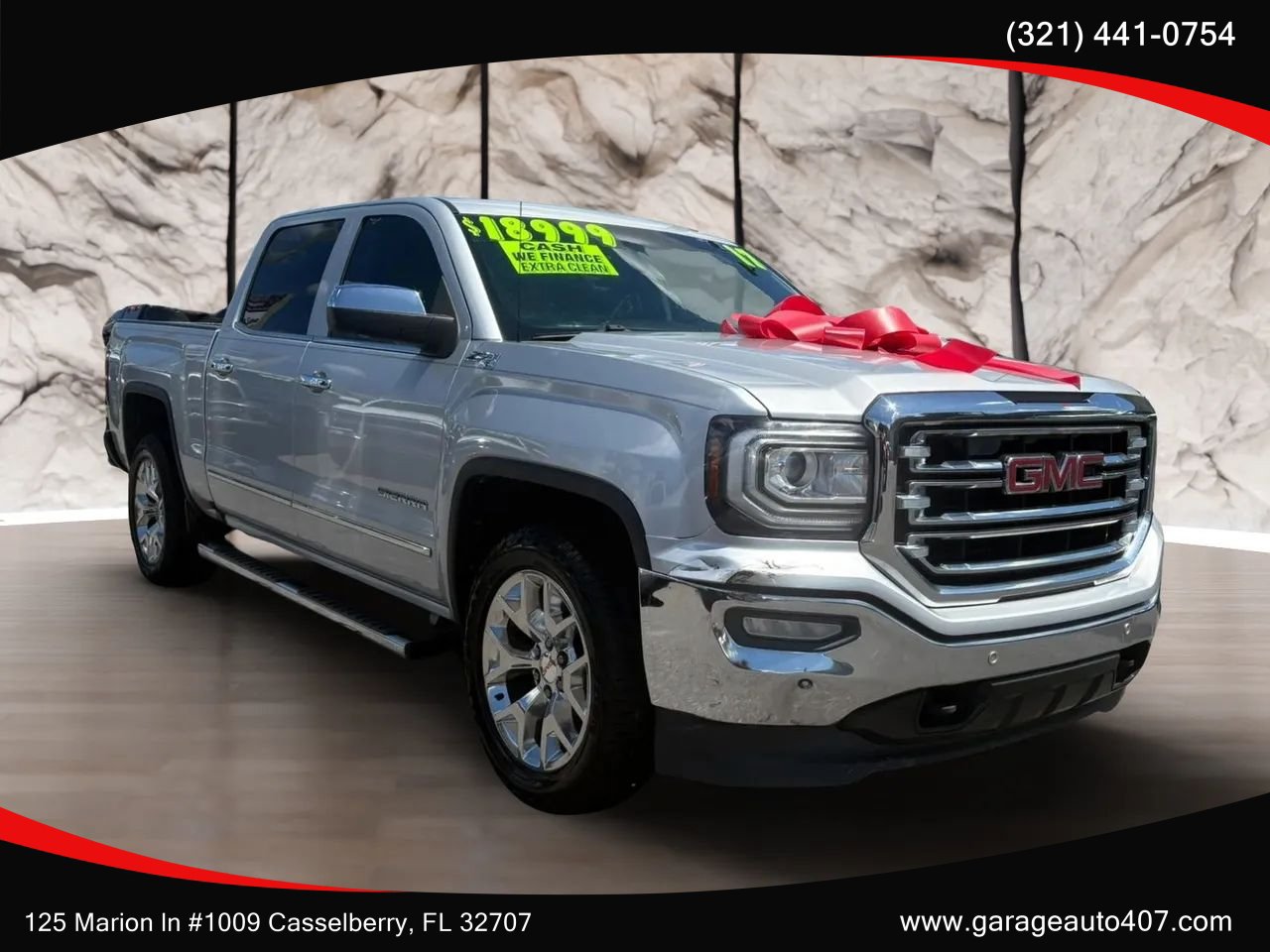 Used 2017 GMC Sierra 1500 SLT w/ SLT Premium Package AWD/4WD image 1