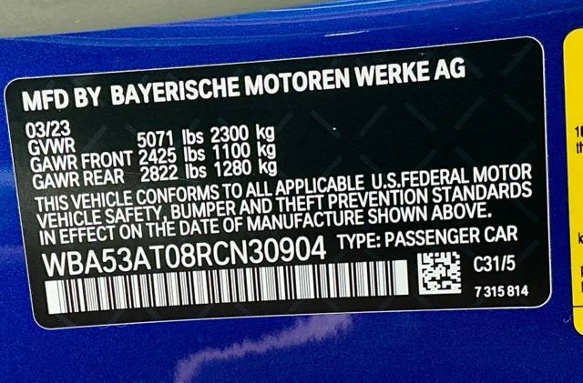 Used 2024 BMW M440i Convertible w/ Premium Package RWD image 36