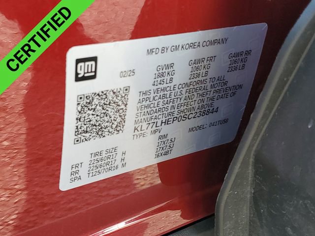 Certified 2025 Chevrolet Trax LT w/ LT Convenience Package image 33