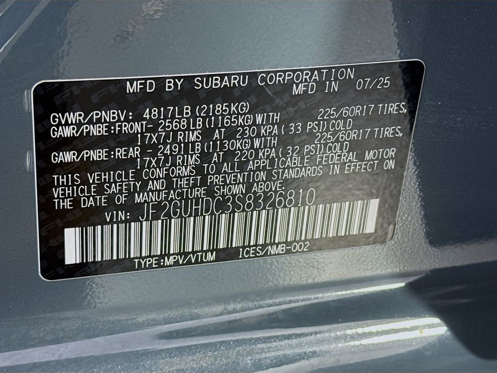 Used 2025 Subaru Crosstrek 2.0i Premium image 42