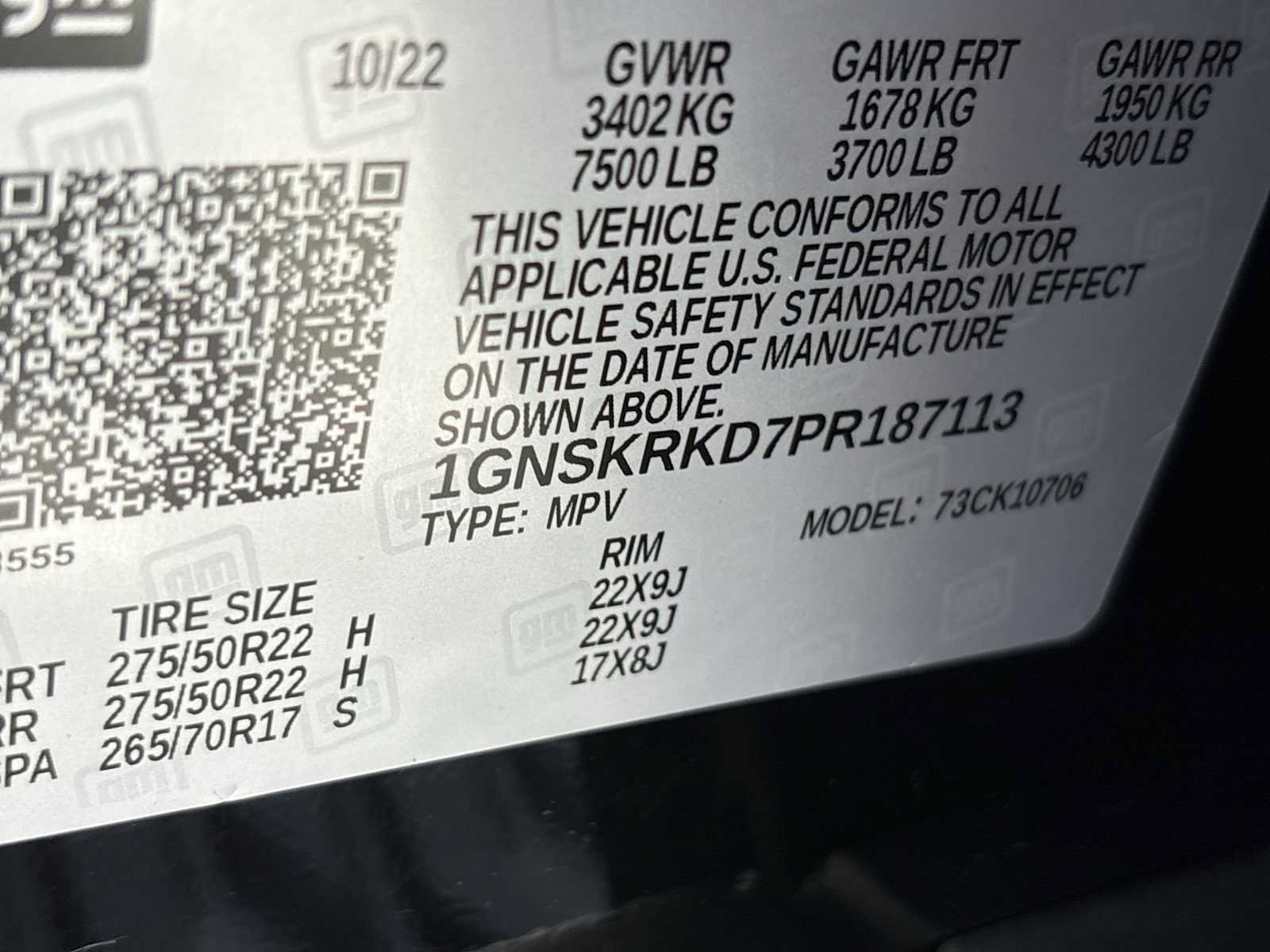 Used 2023 Chevrolet Tahoe RST AWD/4WD image 34