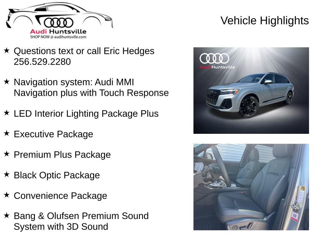 Used 2025 Audi Q7 3.0T Premium Plus w/ Premium Plus Package AWD/4WD image 6