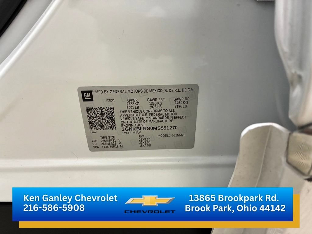 Certified 2021 Chevrolet Blazer Premier w/ Driver Confidence II Package AWD/4WD image 9