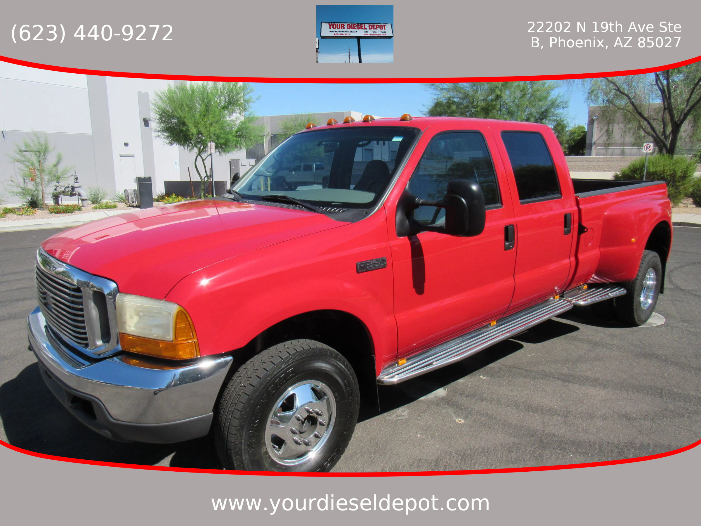 Used 1999 Ford F350 4x4 Crew Cab DRW Super Duty