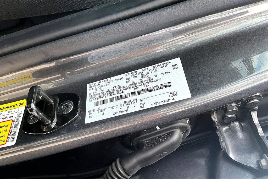 Used 2021 Ford F150 XLT w/ Equipment Group 302A High AWD/4WD image 18
