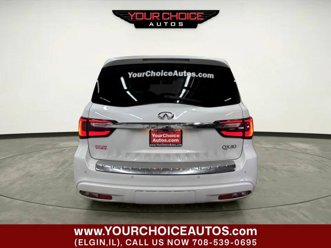 Used 2019 INFINITI QX80 Luxe w/ 22" Wheel Package AWD/4WD image 4