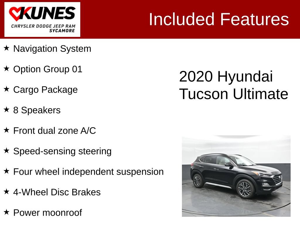 Used 2020 Hyundai Tucson Ultimate w/ Cargo Package AWD/4WD image 3
