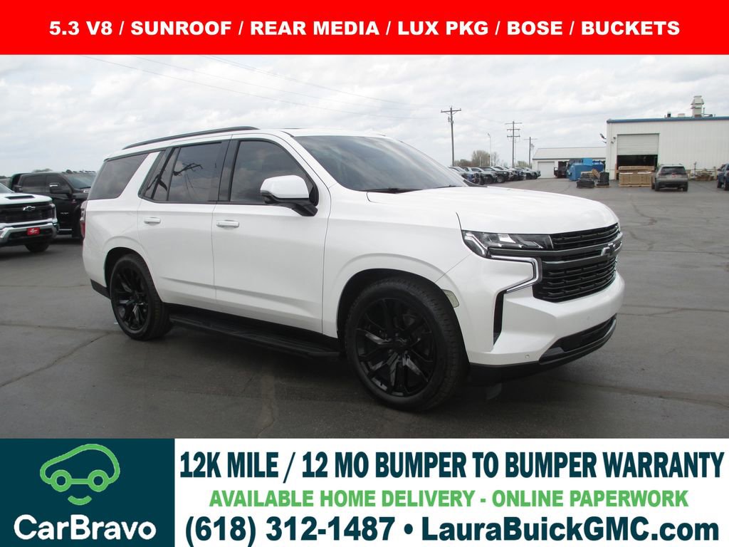 Used 2021 Chevrolet Tahoe RST w/ Luxury Package image 1
