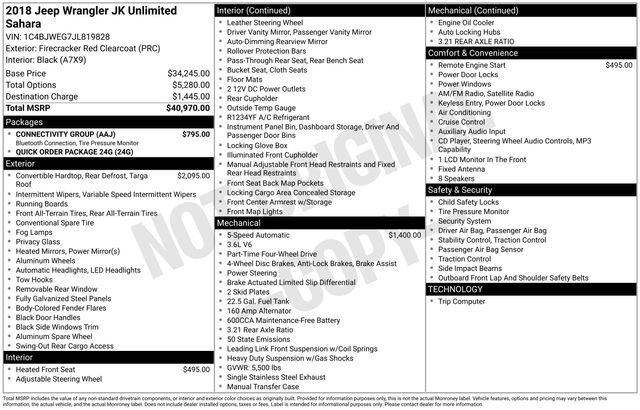 Used 2018 Jeep Wrangler Unlimited Sahara w/ Connectivity Group video 2