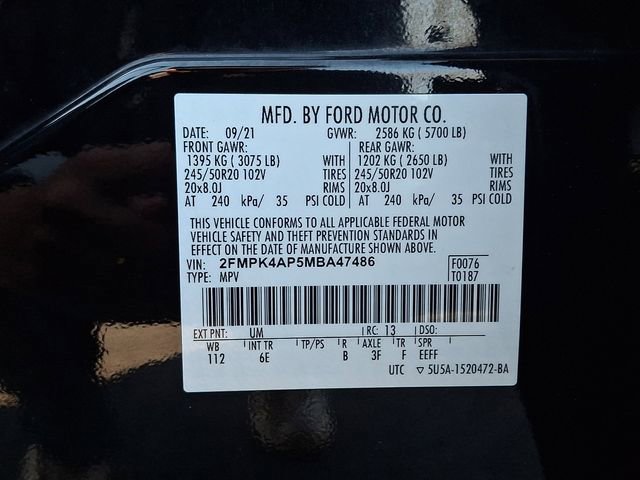 Used 2021 Ford Edge ST w/ Equipment Group 401A AWD/4WD image 26