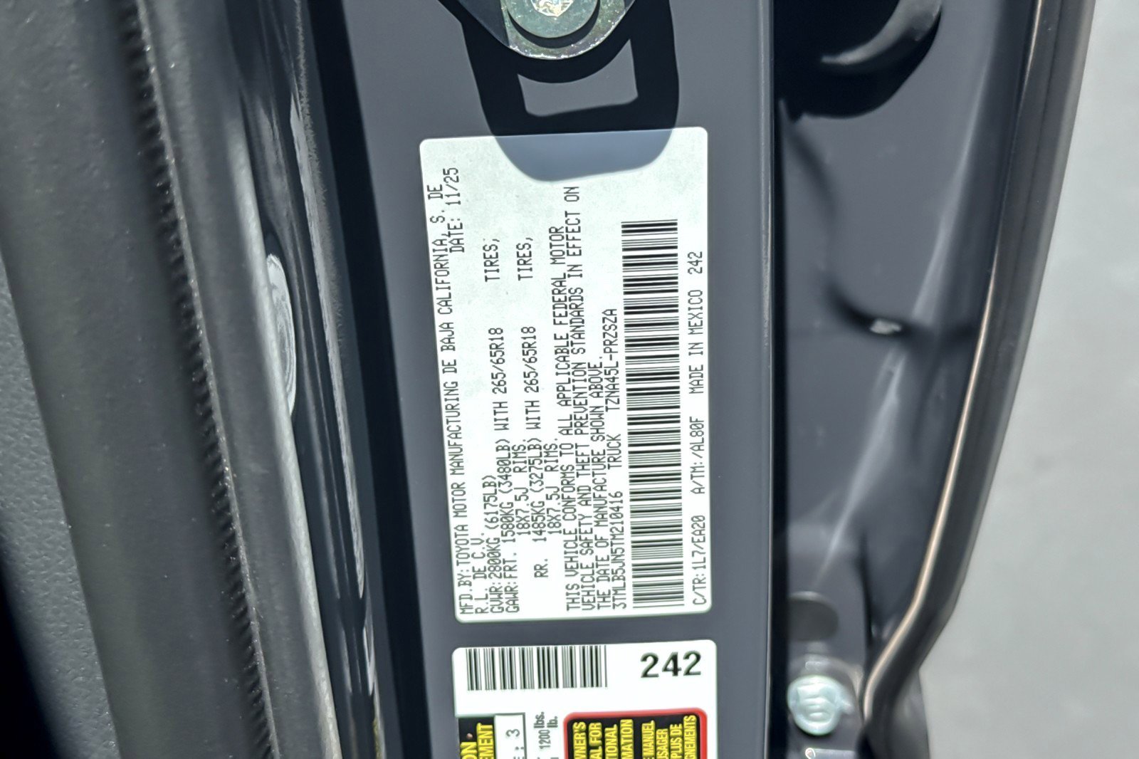 Certified 2026 Toyota Tacoma TRD Sport w/ TRD Sport Premium Package AWD/4WD image 26