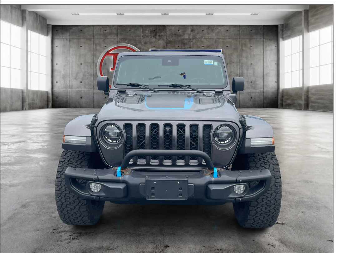 Used 2021 Jeep Wrangler Unlimited Rubicon 4xe w/ Steel Bumper Group AWD/4WD image 2