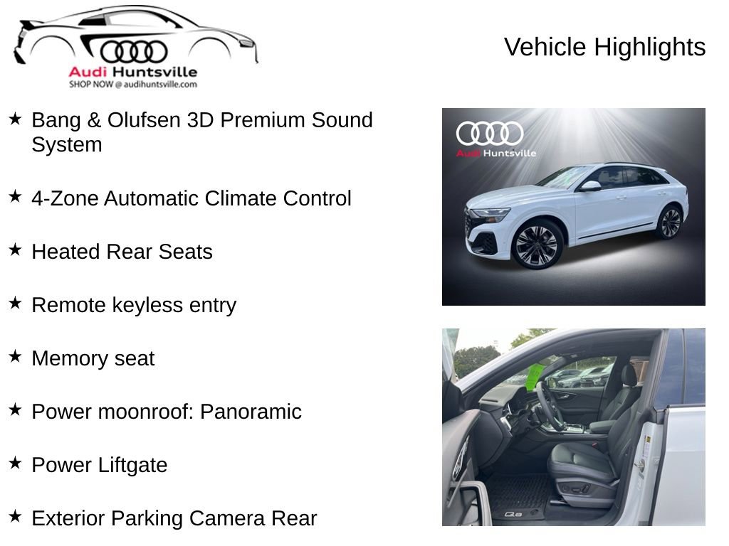 Used 2025 Audi Q8 Premium Plus w/ Premium Plus Package AWD/4WD image 12