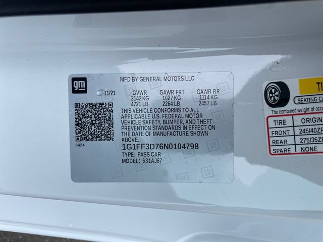 Used 2022 Chevrolet Camaro SS RWD image 26