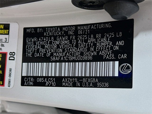 Used 2021 Lexus ES 300h Ultra Luxury image 26