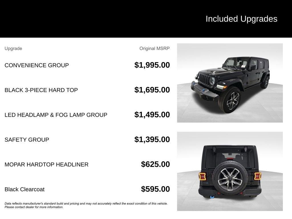 Used 2024 Jeep Wrangler Unlimited w/ Convenience Group AWD/4WD image 2