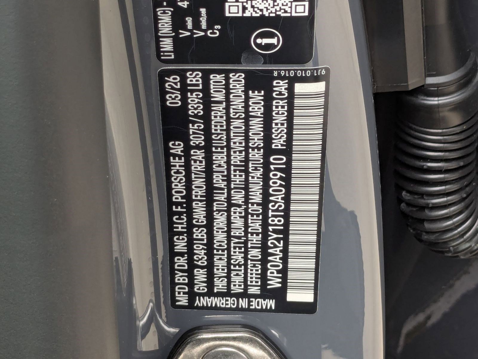 New 2026 Porsche Taycan AWD/4WD image 28