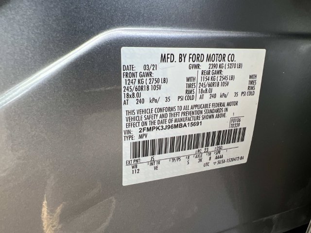 Certified 2021 Ford Edge SEL w/ Convenience Package FWD image 20