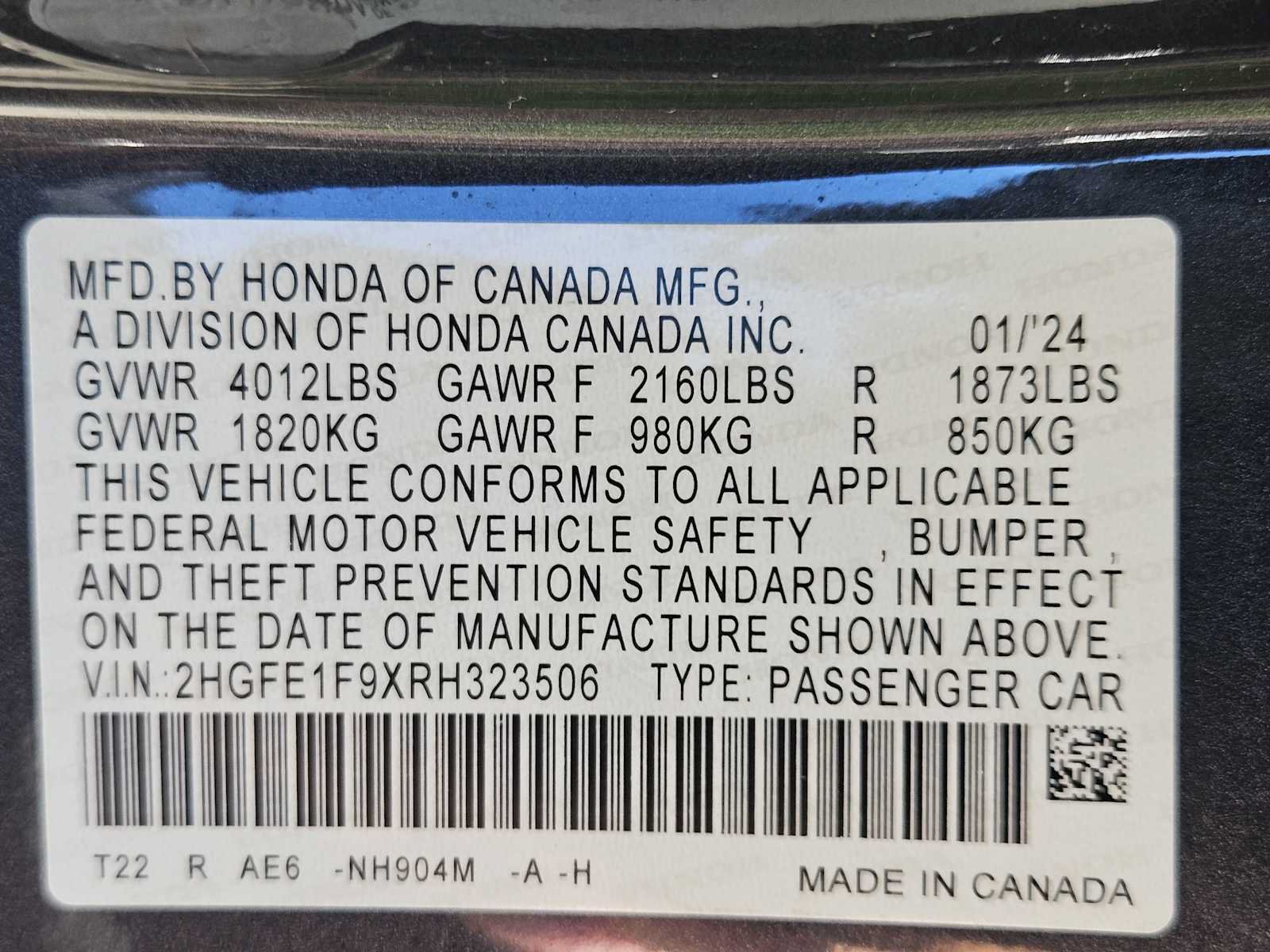 Used 2024 Honda Civic Touring image 33