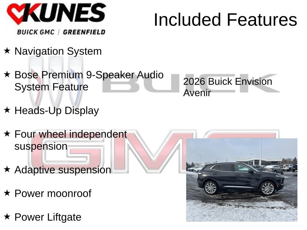 New 2026 Buick Envision Avenir image 3