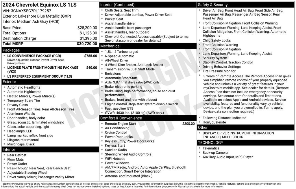 Certified 2024 Chevrolet Equinox LS w/ LS Convenience Package image 11