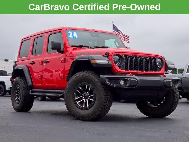 Used 2024 Jeep Wrangler Unlimited Rubicon w/ XTREMEE 35" Tire Package AWD/4WD image 2