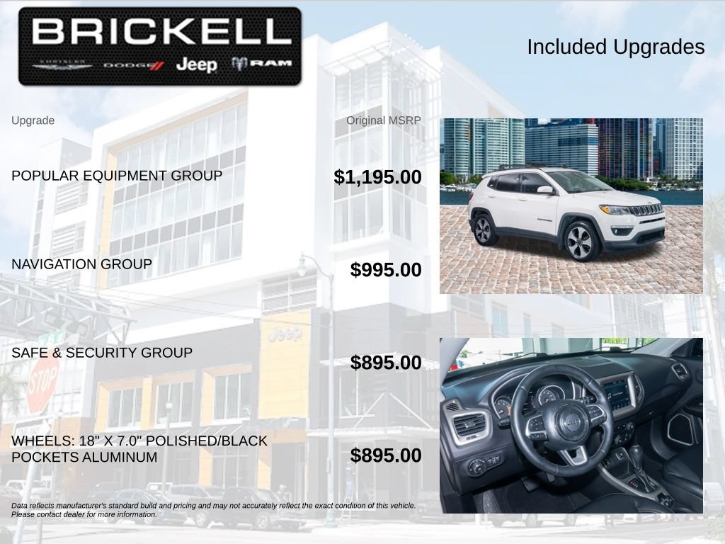 Used 2017 Jeep Compass Latitude w/ Popular Equipment Group FWD image 5