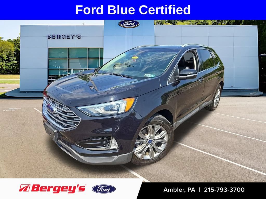 Certified 2019 Ford Edge Titanium w/ Cold Weather Package AWD/4WD image 1