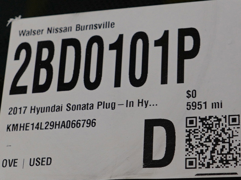 Used 2017 Hyundai Sonata Plug-In Hybrid FWD image 29