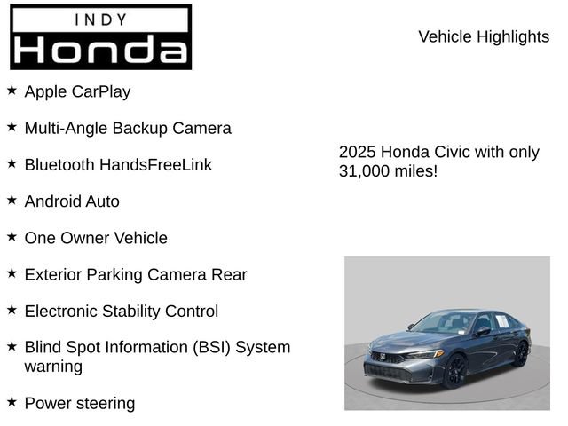 Used 2025 Honda Civic Sport image 7