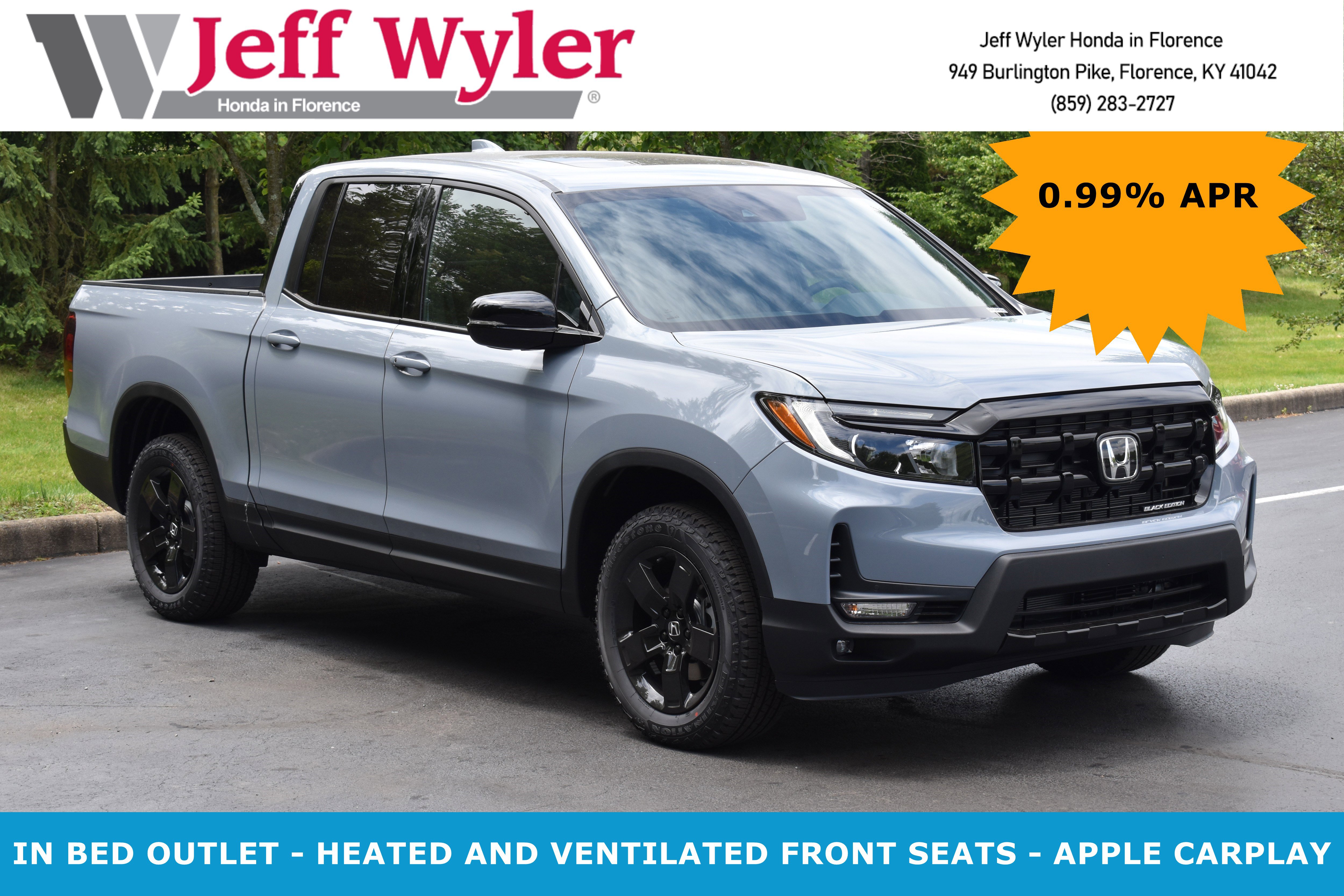 New 2025 Honda Ridgeline Black Edition