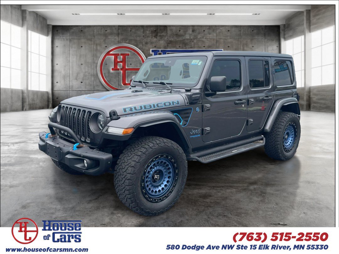Used 2021 Jeep Wrangler Unlimited Rubicon 4xe w/ Steel Bumper Group